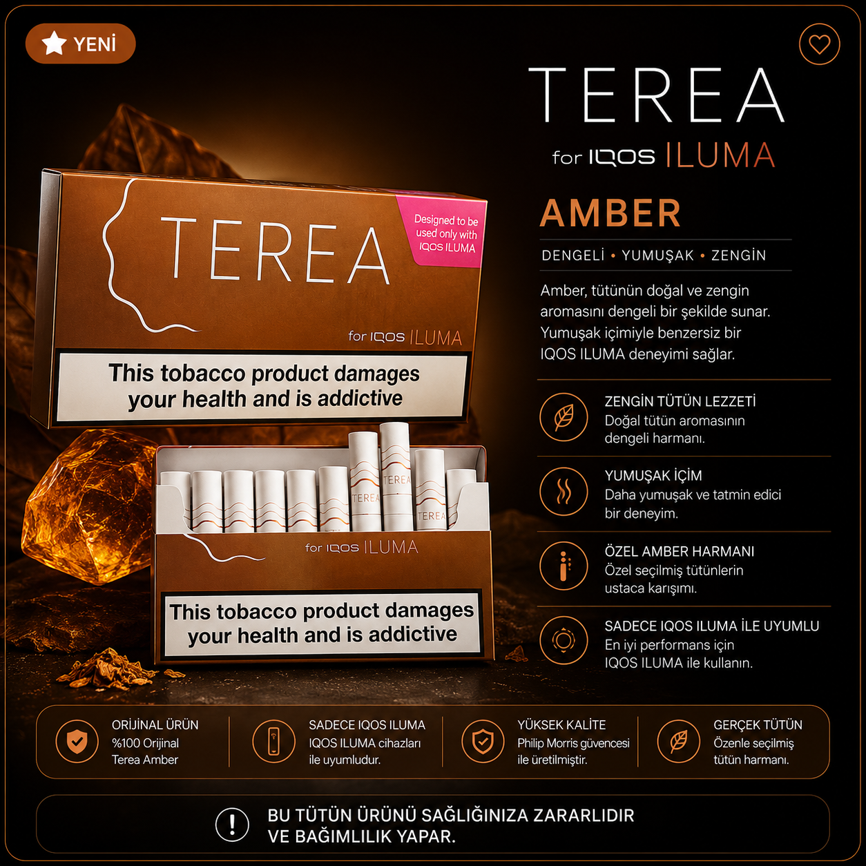 IQOS Terea Amber